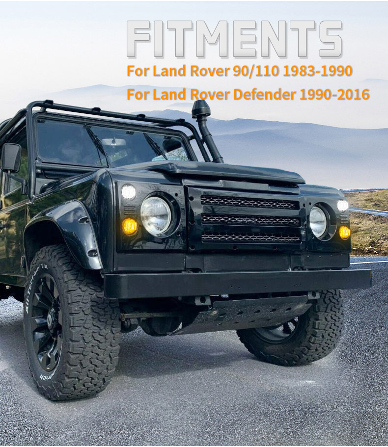 1990-2016 Land Rover Defender Clignotants Compatibilité