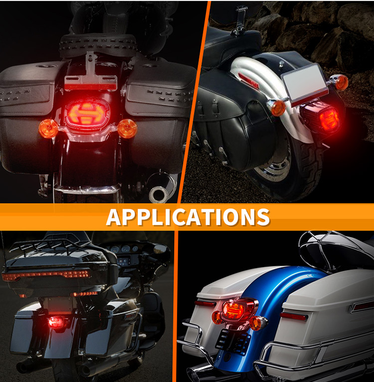 Application de remplacement du feu arrière Harley Davidson Sportster