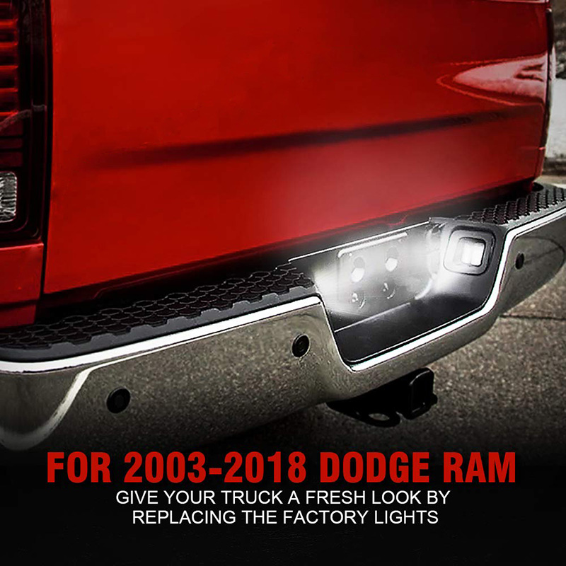 Éclairage de plaque d'immatriculation Dodge Ram 1500