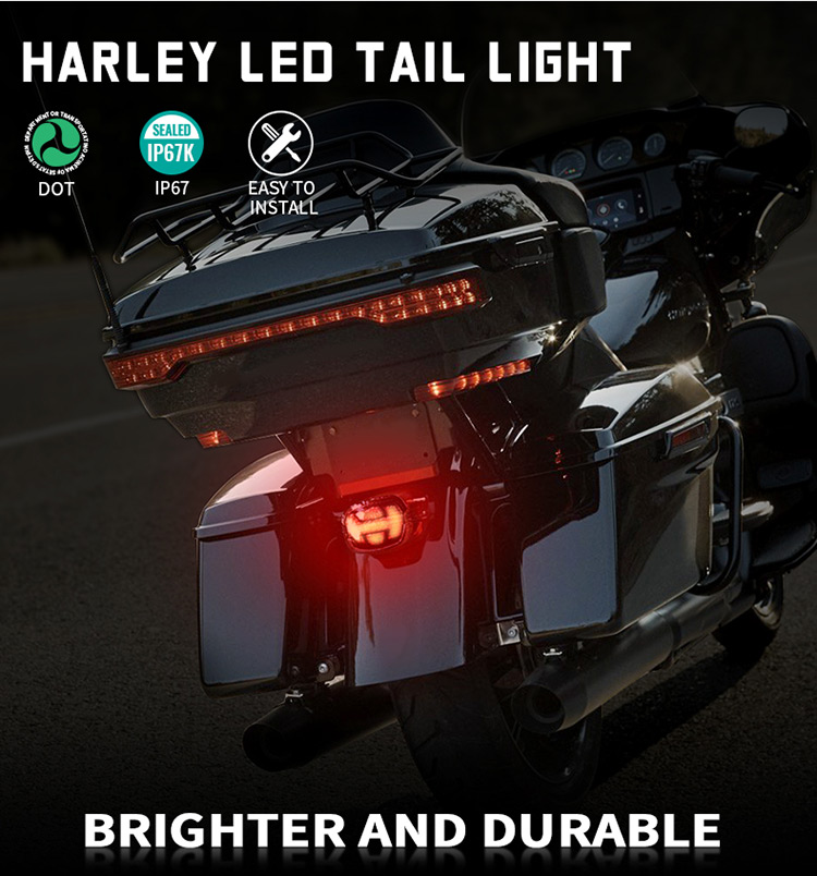 Substituição da lanterna traseira Harley Sportster