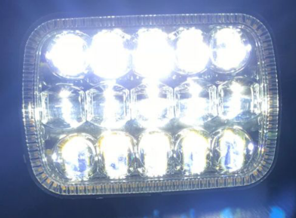 Faróis de LED 5x7 Farol alto