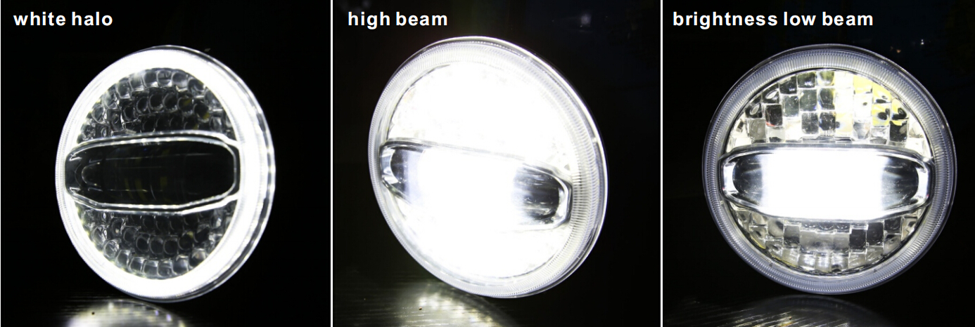 7-дюймовый Halo Lights High Low Beam