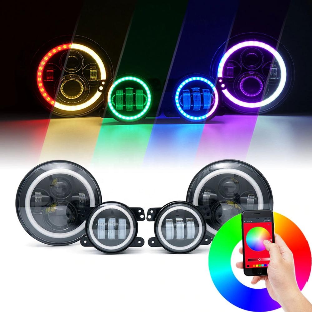 комплект для переоборудования светодиодных фар RGB
