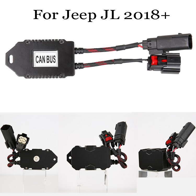 Jeep Wrangler JL светодиодный декодер антимерцания фар может шинный адаптер
