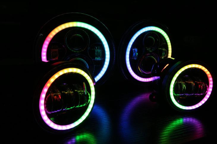 RGB- 할로 -LED- 다색 -4- 인치 (4) Morsun Led