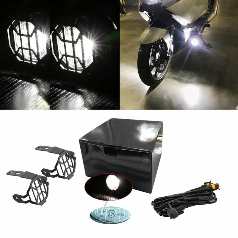 Universal-Motorcycle-LED-Auxiliary-Fog-Light-Assemblie-Driving-Lamp-40W-Headlight-For-BMW-R1200GS-ADV-F800GS Morsun Led