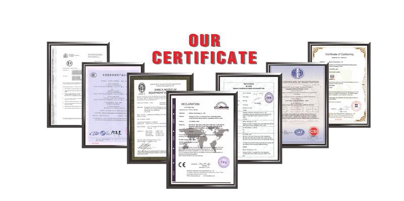 Certification Morsun Led