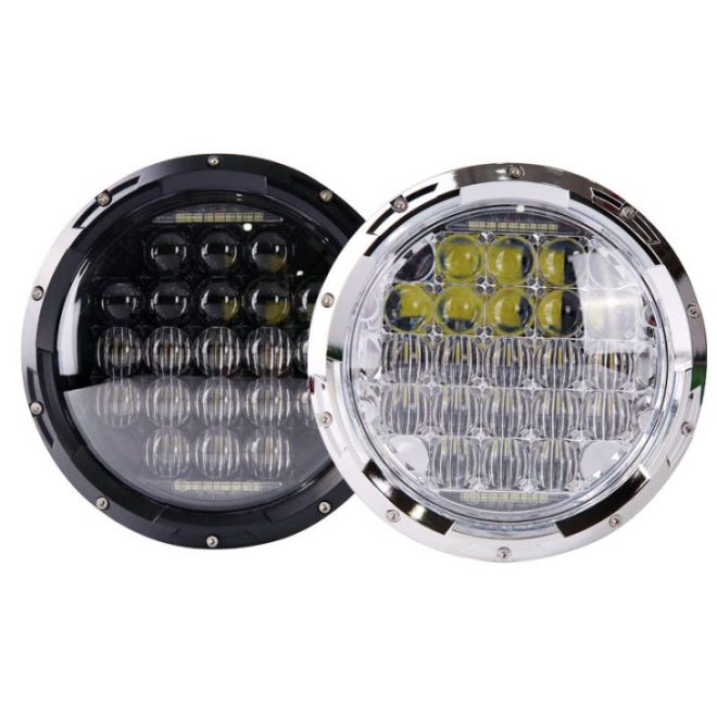 For Hummer/for Royal Enfield LED Headlamp With High Low Beam DRL For Motorcycle 7 Inch Round Headlight