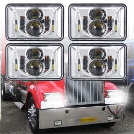 H4656 4×6 Led Headlights For Freightliner FLD120 FLD132 FLD112 4×6 Led Projector Headlights