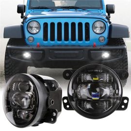 Morsun Driving Lights Front Bumper Projector LED Fog Light For Jeep Wrangler JK 2007-2017
