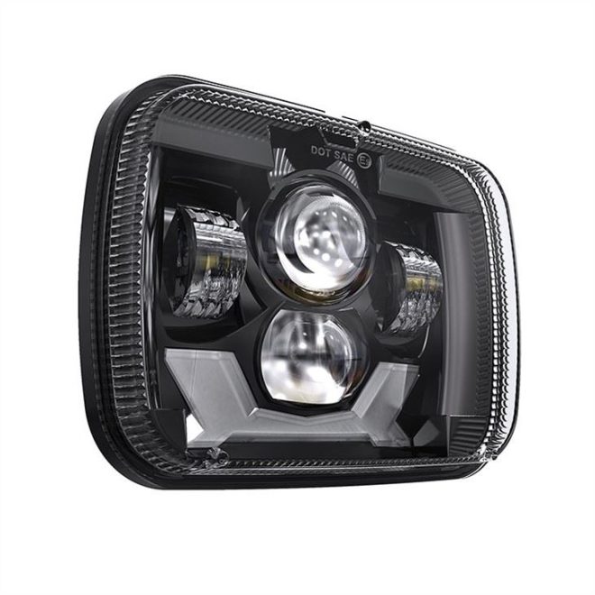 New Style 5x7 Inch Led Headlight For Jeep Cherokee XJ Headlamp With Speical DRL And Turn Signal