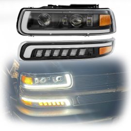 Aftermarket 2001 Chevy Silverado 1500 Headlights Custom Led Headlights for 2001 Chevy Silverado 1500