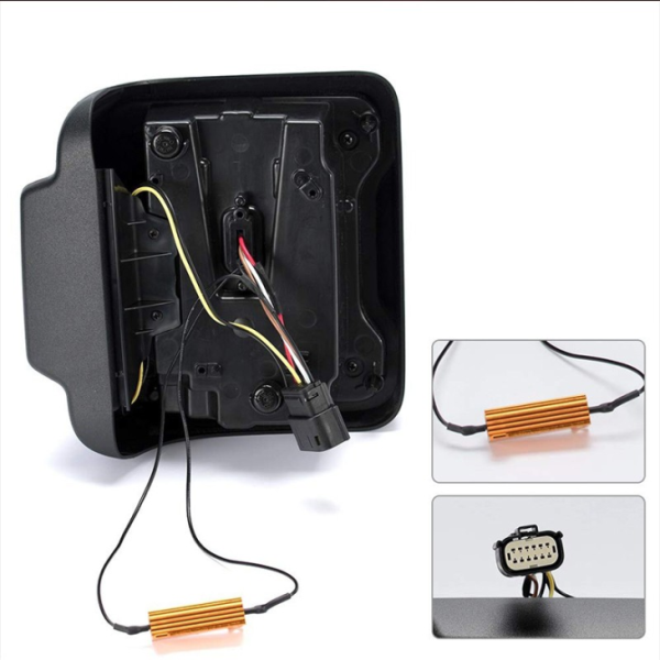 2 PCS údené LED chvostové svetlo USA Verzia brzdové zadné svetlo pre Jeep JL 2018 2019 - Predstavovať 4