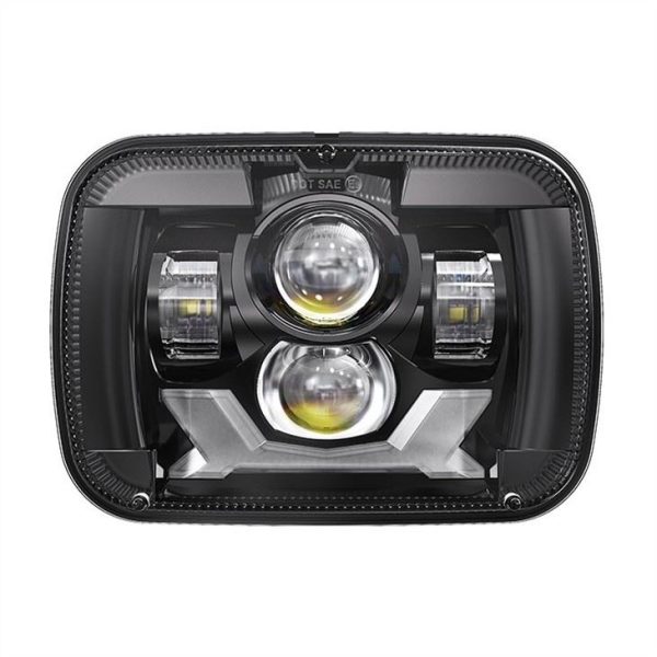 2021 LED truck headlight para sa jeep yj 5x7 pulgada headlight para sa cherokee xj - Imahe 4