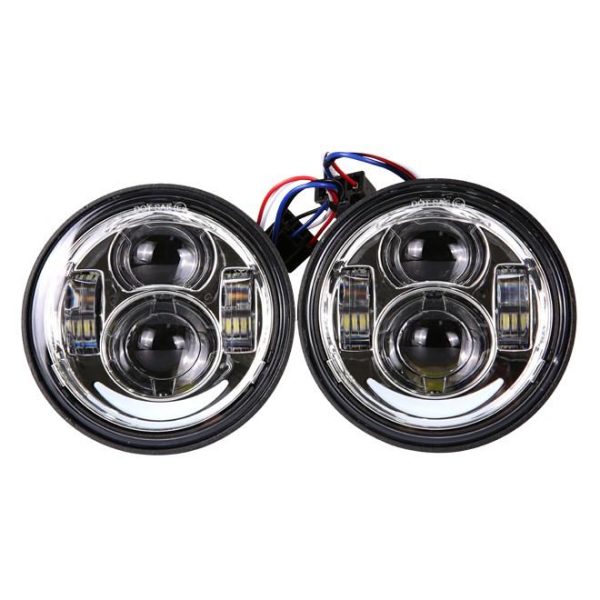 4.65 Inch Fat Bob Dual Headlight - Imahe 2