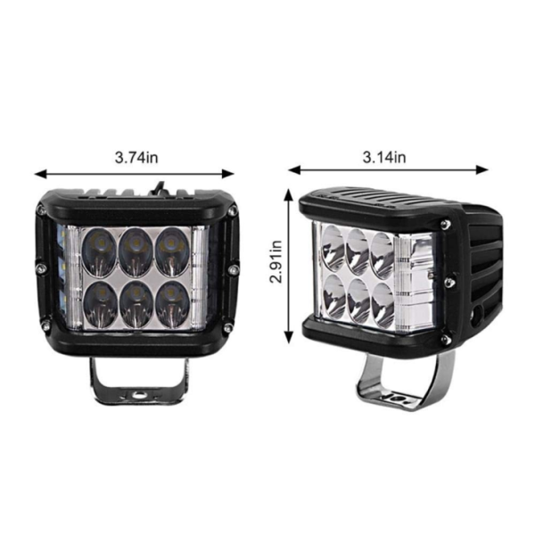 4 Inch 60W LED nga Trabaho sa Light / Baha Beam alang sa Jeep-Road / Kenworth Tractor - Hulagway 3