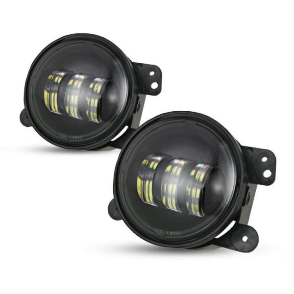 4 Lampa rite faoi stiúir orlach do Jeep Wrangler JK 30W 4' Solas ceo faoi stiúir Jeep JK