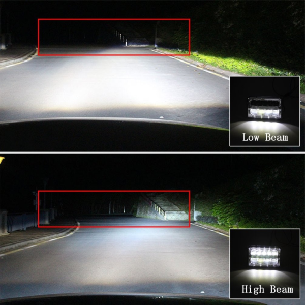 4x6'' Lampu LED Square untuk Truk Kenworth Kenworth Offroad - Gambar 5