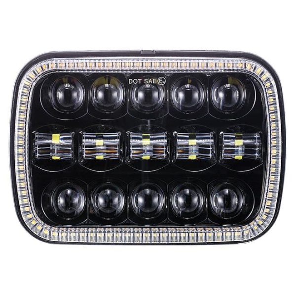 5x7 tuuman LED -ajovalot kuorma -autotarvikkeille universaali