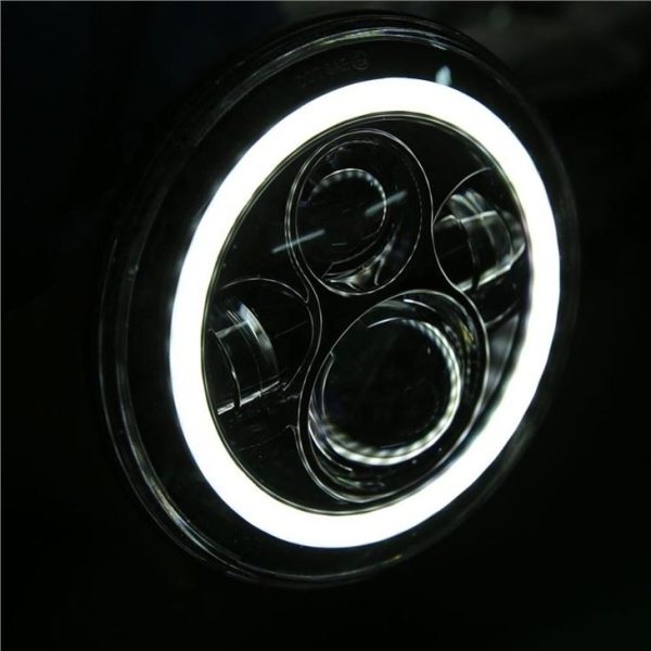 7 Projektor calowy 1990-2016 Land Rover Defender 90 110 LED reflights Upgrade Landrover - Obraz 6