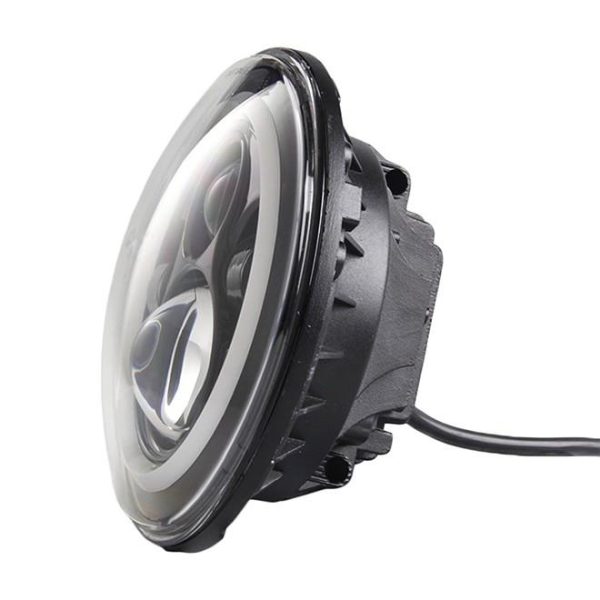 7 អ៊ីញ LED LEALES អំពូលភ្លើងរបស់ Jeep Wrangler JK CJ TJ Harley Davidson Hummer H Hummer H Ro. Ro.2 Royal Wort គ្រឿងបន្លាស់រថយន្ត - ធម្ផារម្ផន៍ 4