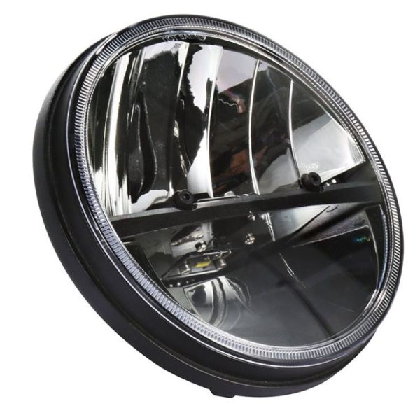 7 Inch -LED svetlomet Round LED 12V čierna pre Halry Jeep - Predstavovať 2
