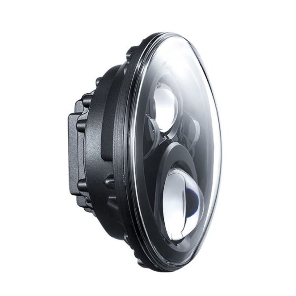 7 Inch Round Headlight High Low Beam Light Headlamp For Jeep JK Offroad/Harley Motorcycle Headlight 7'' Headlamp bulat - Gambar 4