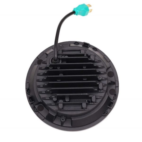 7 Inch Round Headlight High Low Beam Light Headlamp For Jeep JK Offroad/Harley Motorcycle Headlight 7'' Headlamp bulat - Gambar 6