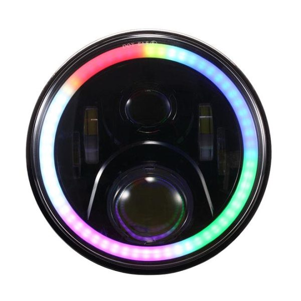 7 Pulgada nga gisilyohan nga headlight