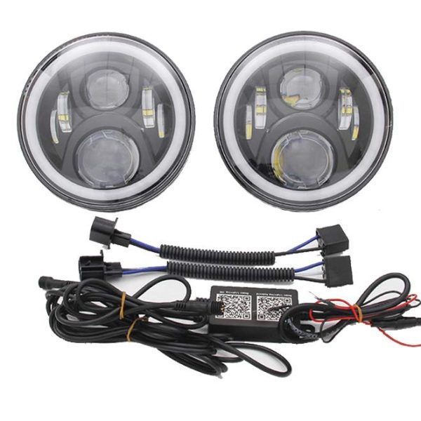 7 Pulgada nga gisilyohan nga headlight - Hulagway 4