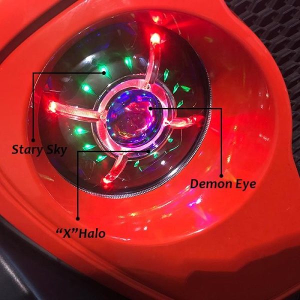 9 Cal Color Zmieniający RGB LED Halo Lights dla Jeep Wrangler JL 2018 2019 - Obraz 4