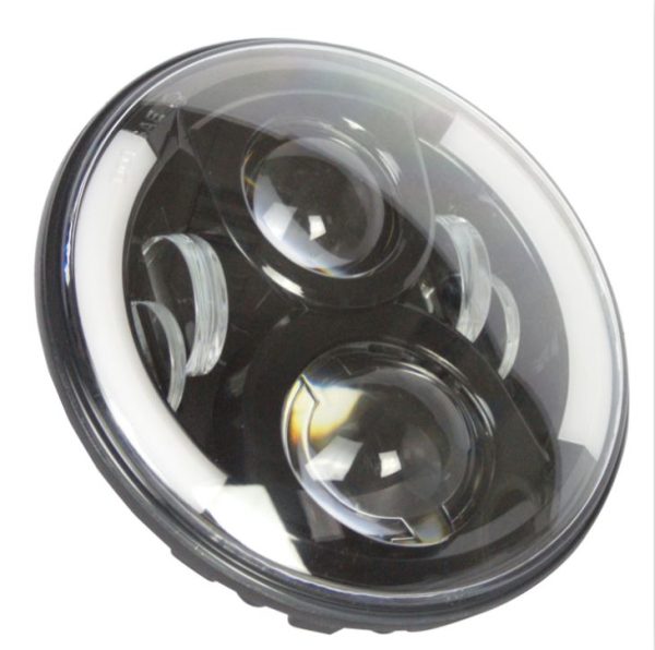 Auto Projector LED Headlight Halo Angel Eyes DRL 7 Inch LED Headlamp For Car Motorcycle 7'' Round LED Headlight - Image 9