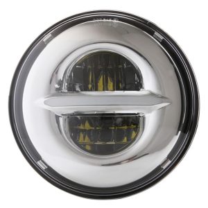 إكسسوارات السيارة 12V 24V 7 بوصة جولة LED مصابيح الأمامية مختومة العيون عيون الملاك 45W لدراجة نارية هارلي