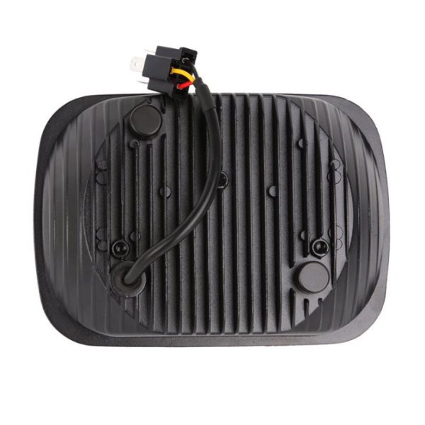 Ang mga aksesorya sa headlight sa awto sa awto 5x7 Kumusta Low Beam Square nga gipangulohan alang sa Wrangler Rectangle LED Light Flight Explenment Universal - Hulagway 3