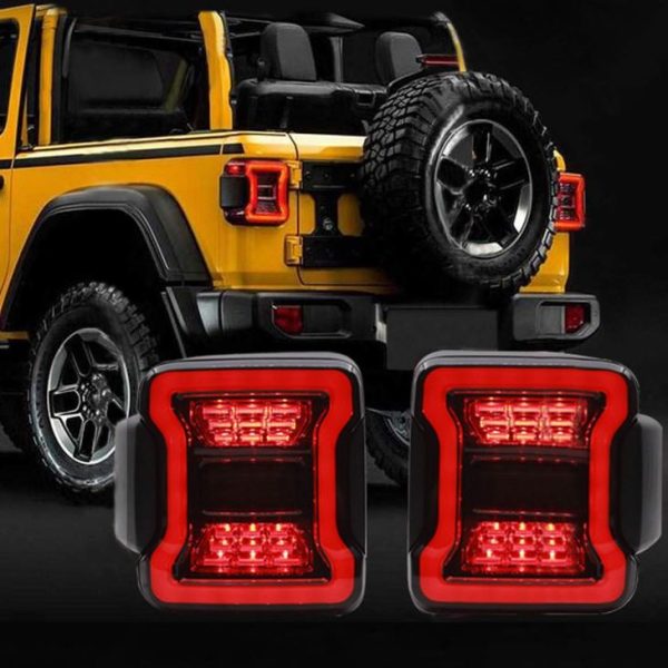 Lampa eireaball faoi stiúir carranna le haghaidh Jeep Wrangler Rubicon/Sport S Acecaries Solas eireaball do Wrangler Sahára - Íomhá 7
