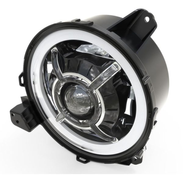Per Jeep Wrangler JL 2018 2019 9 Portale di pollice per Jeep Gladiator 2020 Fari - Immagine 6