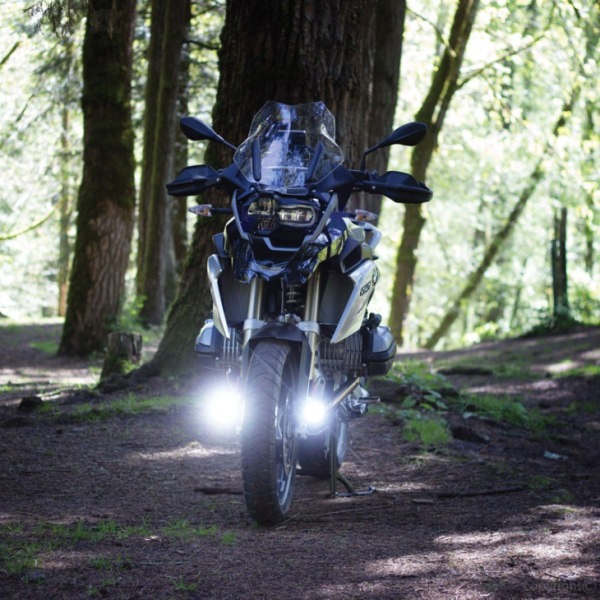 LED pomožna megla lučka prozorna vodna lučka za motocikel BMW - Slika 5
