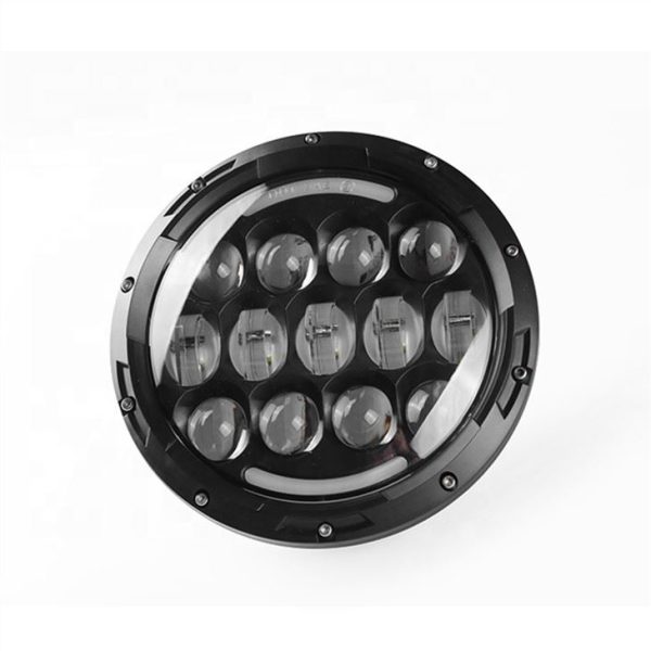 Morsun 7 Palčni LED krog 105W žarometi za žaromete Wrangler JK z DRL Halo - Slika 2