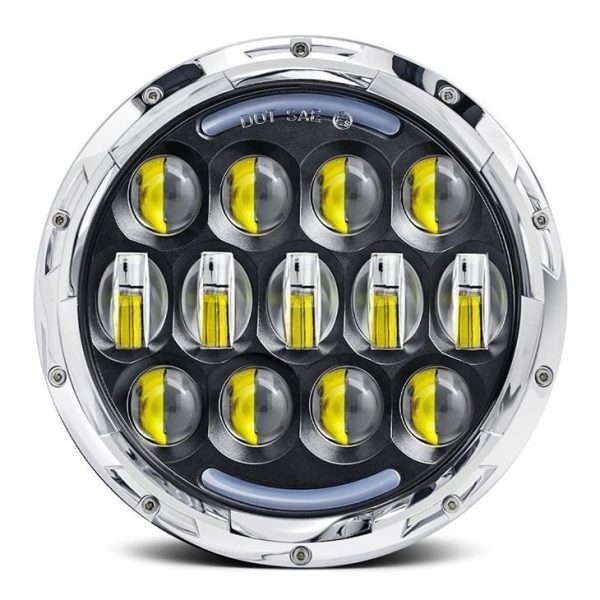 Morsun 7 Palčni LED krog 105W žarometi za žaromete Wrangler JK z DRL Halo - Slika 3