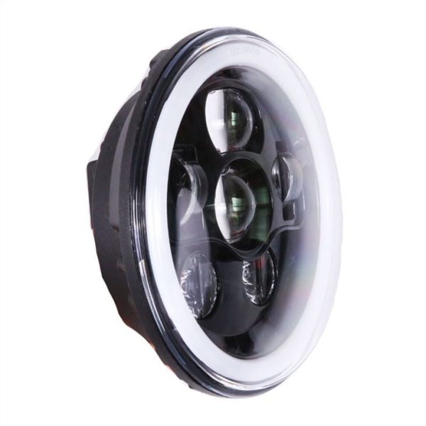 Morsun 7inch Round Headlight For 07-'17 Jeep Wrangler Unlimited JK 4 Durų priekinio žibinto projektorius - Vaizdas 5