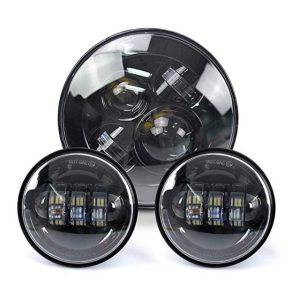 „Morsun Auto“ priekiniai žibintai „Harley-Davidson Moto“ dalims 7 Colių LED priekinis žibintas