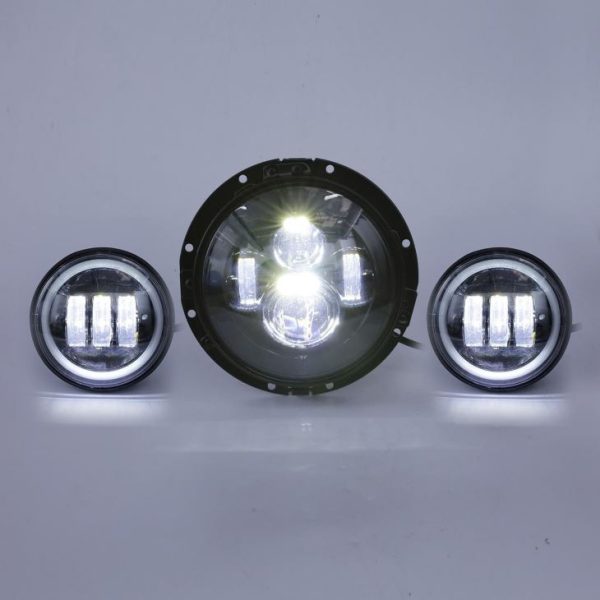 مصباح Morsun Auto الأمامي لقطع غيار هارلي ديفيدسون موتو 7 المصباح LED بوصة LED - صورة 4