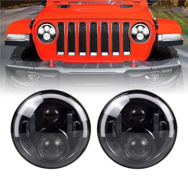 ក្រុមហ៊ុន LED Morson Sount Velege Gleger LED HELLENGOR FORNERN CHERNERON សម្រាប់ Jeep Wrangler CJ JK