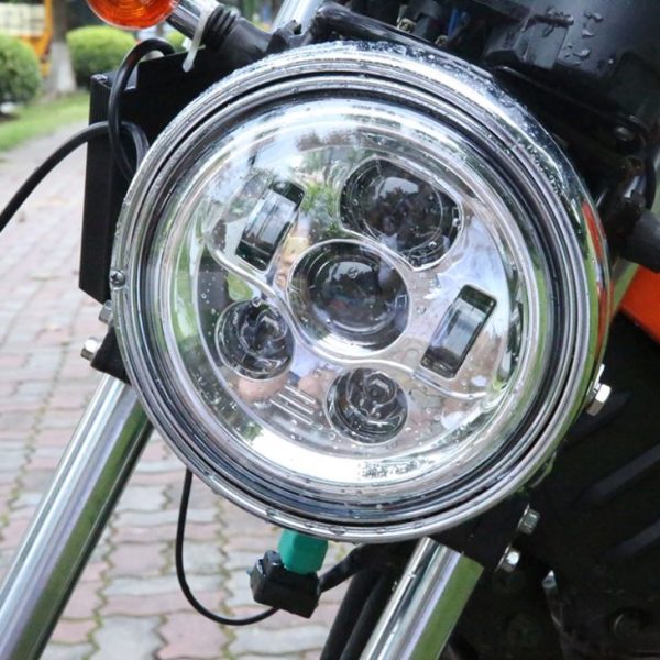 Morsun Black Chrome Tur 7 İnç LED far 12V kapalı kiriş LED 7 İnç far - İmaj 5
