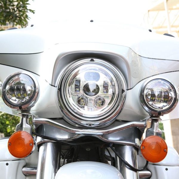 Morsun Black Chrome Tur 7 İnç LED far 12V kapalı kiriş LED 7 İnç far - İmaj 6