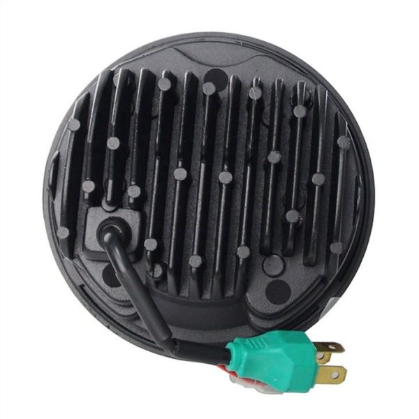 Morsun tvöfalt LED framljós fyrir Harley Fat Bob framljós með Halo Low Beam 5.75 tommu - Mynd 3