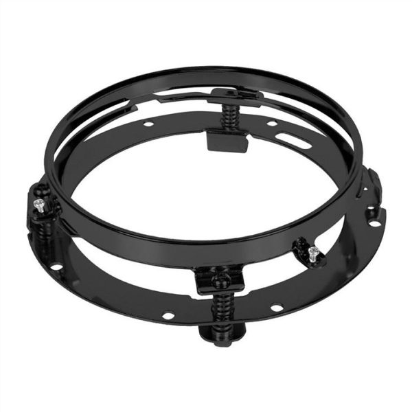 MORSUN Adapter Adapter Ring Montain Black Chrome za Harley Davidson - Slika 4