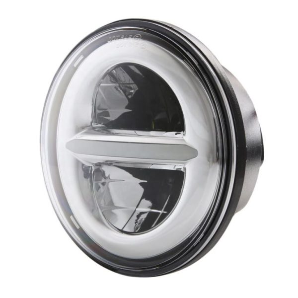 Ang Morsun gipangulohan sa headlight 575 Pulgada alang sa Harley ang nanguna sa headlight sa motorsiklo nga harslight sa hars sa h4 nga konektor - Hulagway 2