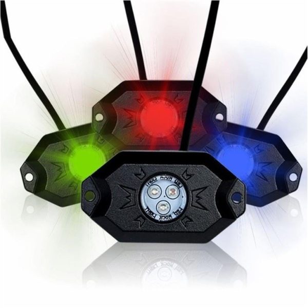 Morsun LED LED PODS Light RGB Timing Music Play Phone App Control 4 Pod pro auto - Obraz 2