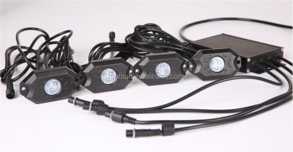 Morsun LED LED PODS Light RGB Timing Music Play Phone App Control 4 Pod pro auto - Obraz 5
